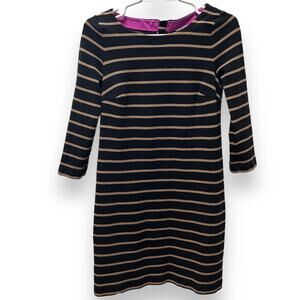 Boden Striped Long Sleeve Dress